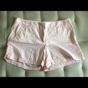 Pink and White striped J. Crew shorts
